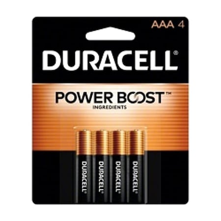 Coppertop AAA Alkaline Battery, 1.5V DC, PK4