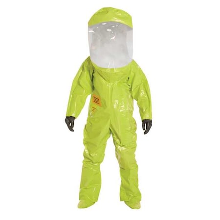 Tychem 10000 Encapsulated Level A Suit,Training,XL,PVC