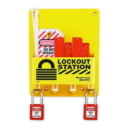 2-Lock Compact Lockout Center, Circuit Breaker Lockout