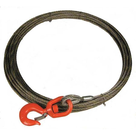 Winch Cable,1/2 In. x 100 ft.