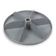 Gray Flat-Bottom Shelf, 21 in W, 7 in H