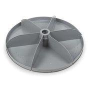 Gray Flat-Bottom Shelf, 14 in W, 6 in H