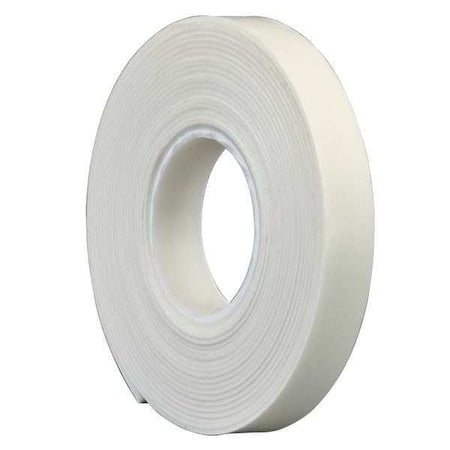 Double-Sided Foam Tape, 2 in W, 5 yd L, 1/32 in, Polyethylene Foam, Double-Sided