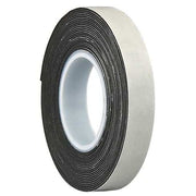 Double-Sided Foam Tape, 1 in W, 5 yd L, 1/32 in, Polyethylene Foam, Double-Sided