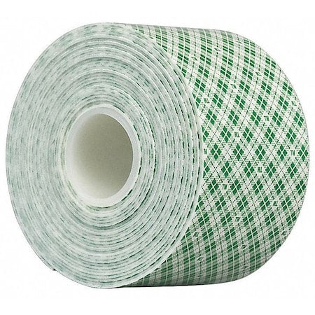 Double-Sided VHB Foam Tape, 3 in W, 5 yd L, 3/32 in Thick, Polyurethane Foam, 4910