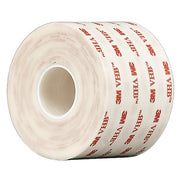 Double-Sided Foam Tape, 12 in W, 5 yd L, 1/32 in, Acrylic Foam, Double-Sided