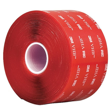 Foam Tape, Transparent, 5 yd L, 2 in W