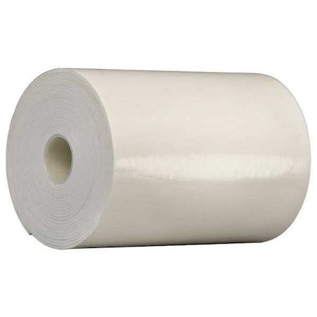 Double-Sided Foam Tape, 6 in W, 5 yd L, 1/8 in, Acrylic Foam, Double-Sided