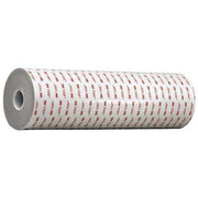 Double-Sided Foam Tape, 6 in W, 5 yd L, 1/16 in, Acrylic Foam, Double-Sided