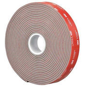 Double-Sided Foam Tape, 3/4 in W, 5 yd L, 3/32 in, Acrylic Foam, Double-Sided