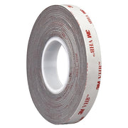 Foam Tape, Red, 5 yd L, 1 in W