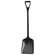 No. 3 Safety Square Point Shovel, Plastic Blade, 30 in L, Black Polypropylene Handle