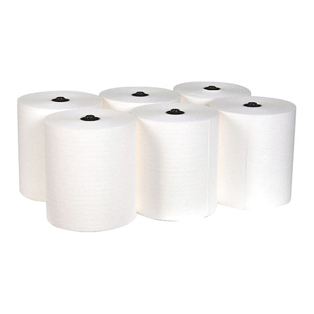 enMotion Hardwound Paper Towels, 1 Ply, Continuous Roll Sheets, 700 ft, White, 6 PK