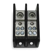 Power Distribution Block, Open, 2 Pole, 175 A Copper, 600 V AC/DC