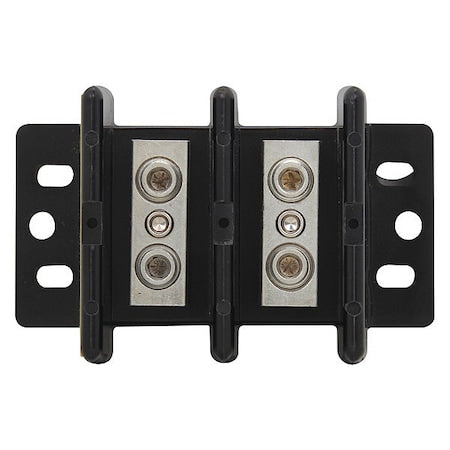 Power Distribution Block, Open, 2 Pole, 175 A Copper, 600 V AC/DC