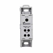 Power Distribution Block, Finger-Safe, 1 Pole, 175 A Copper, 600 V AC/DC, DIN Rail, Panel