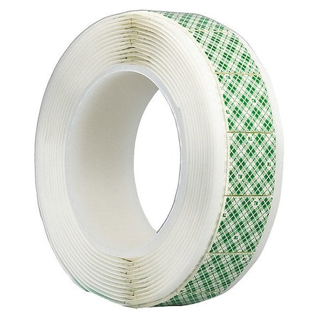 Double-Sided Foam Tape, 3/4 in W, 3/4 in L, 1/16 in, Polyethylene Foam, Double-Sided, 256 PK
