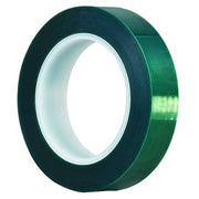 Film Tape, 1/2 in W x 72 yd L, 3.2 mil Thick, Green, Silicone Adhesive