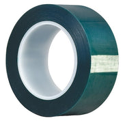 Film Tape, 1 in W x 72 yd L, 3.2 mil Thick, Green, Silicone Adhesive