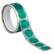 Film Tape, 2 in W x 2 in L, 3.2 mil Thick, Green, Silicone Adhesive, 100 PK