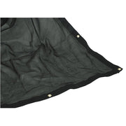 Standard Duty Tarp, 9 ft 8 in x 11 ft 8 in, 10 Mil, Black, Polyethylene