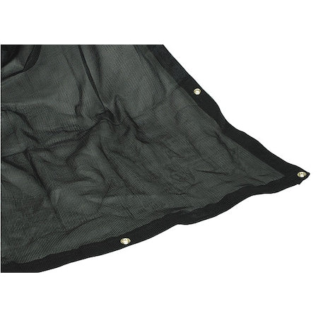 Standard Duty Tarp, 9 ft 8 in x 11 ft 8 in, 10 Mil, Black, Polyethylene