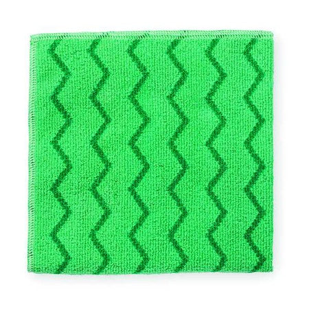 Hygen(TM) Microfiber Microfiber Cloth, Green,PK12