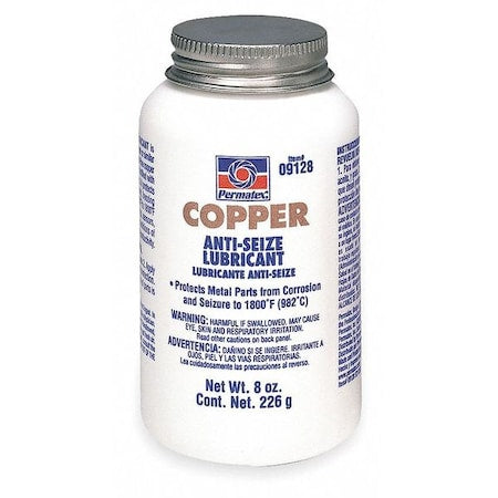 Anti Seize Compound,Copper,8-Oz. Bottle