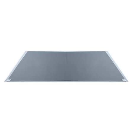 Disposable Tacky Mat with Frame, Polyethylene, 6 mm Thick, 31.5 in W x 50 in L, Gray, 60