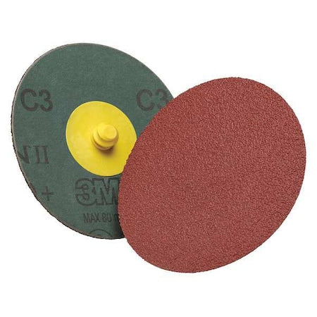 Fiber Disc,No Hole,3 in. Dia.,80