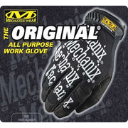 Mechanics Gloves, Clarino Synthetic Leather Palm, 11, Black