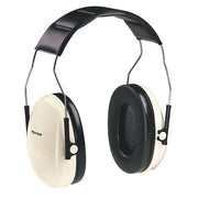 Peltor Optime 95 Over-the-Head Ear Muffs, 21 dB NRR, Passive, General Purpose, Beige/Black