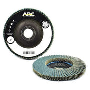 4" x 5/8" T29 - Angle Face SZA Fiberglass Flap Disc, 60 Grit