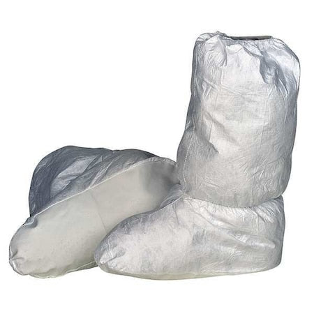 Disposable Boot Covers, Tyvek(R) IsoClean(R), White, Slip Resistant Sole: Yes ,M