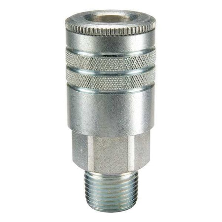 Coupler Body,Steel,MNPT,3/8 In. Pipe