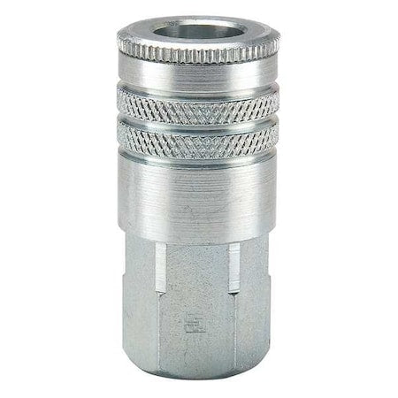 Coupler Body,Steel,FNPT,3/8 In. Pipe