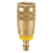 Coupler Body,Brass,Push On,25 cfm