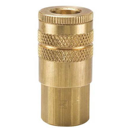 Coupler Body,Brass,FNPT,1/8 In. Pipe