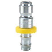 Coupler Plug,Steel,Push On,25 cfm