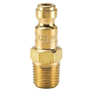 Coupler Plug,Brass,MNPT,1/4 In. Pipe