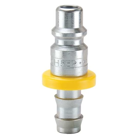 Coupler Plug,Steel,Push On,25 cfm