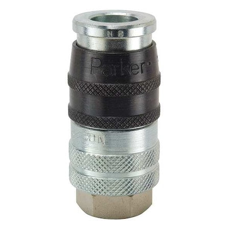 Coupler Body,Steel,1/2 In. Pipe,110 cfm