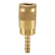 Coupler Body,Brass,Hose Barb,25 cfm