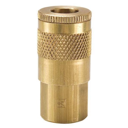 Coupler Body,Brass,1/2 In. Pipe,110 cfm