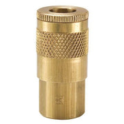 Coupler Body,Brass,FNPT,1/4 In. Pipe