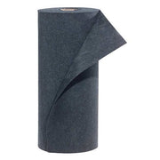 Sorbent Pad, 19 gal, 3 ft x 150 ft, Universal, Black, Polypropylene
