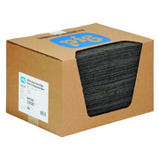 Sorbent Pad, 22 gal, 15 in x 20 in, Universal, Gray, 100 PK