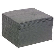 Sorbent Pad, 22 gal, 15 in x 20 in, Universal, Gray, 125 PK