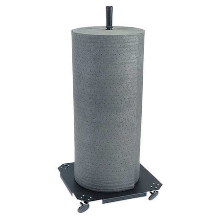 PIG Vertical Mat Roll Holder, Black, Steel
