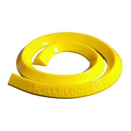 SpillBlocker Barrier Dike,Black,4 In